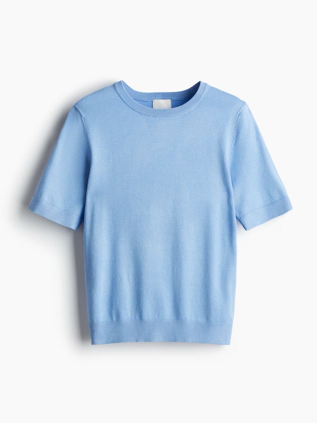 H&M Light Blue Short Sleeve Knit Tee